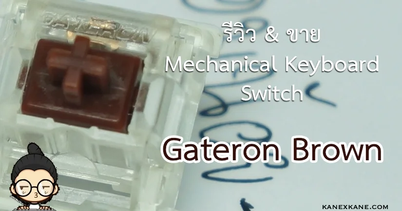 [รีวิว & ขาย] Gateron Brown ตัวละ 13 บาท